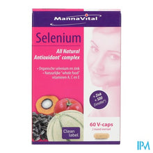 Load image into Gallery viewer, Mannavital Selenium Nf V-caps 60
