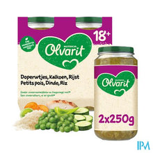 Charger l'image dans la galerie, Olvarit Doperwtjes Kalkoen Risotto 2x250g 18m01
