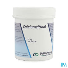 Load image into Gallery viewer, Calciumcitraat V-caps 100 Deba
