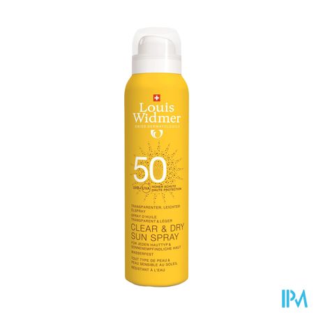 Widmer Sun Clear & Dry N/parf Spray 200ml