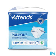 Attends Pull On 8 Slip Medium 1x16