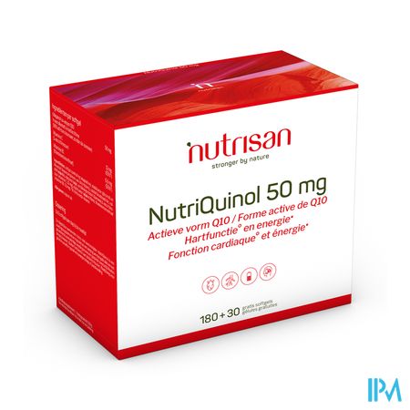 Nutriquinol 50mg 180+30 Gratis Softgels   Nutrisan