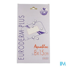 Afbeelding in Gallery-weergave laden, Euroderm Plus 8x15cm 5 Pleister Steriel Wtp
