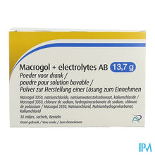 Charger l'image dans la galerie, Macrogol+electrolytes AB 13,7g Pdr Opl Zakje 30
