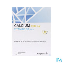 Load image into Gallery viewer, Multipharma Calcium D3 1000mg/800ui Kauwtabl 90
