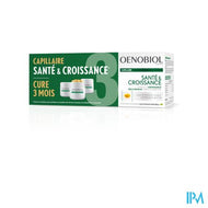 Oenobiol Haar Kuur Gezondheid&groei Softcaps 3x60