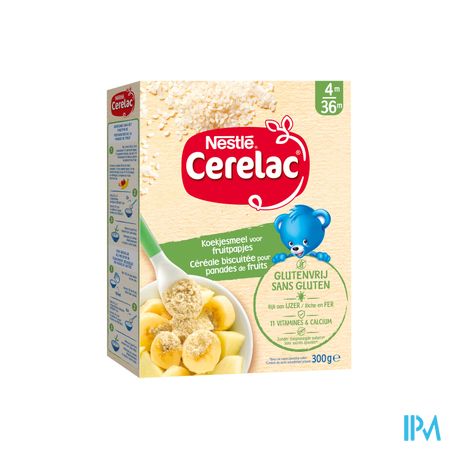 Nestle Cerelac Koekjesmeel Glutenvrij 300g