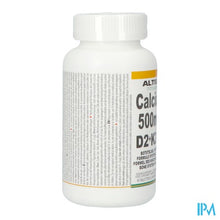 Afbeelding in Gallery-weergave laden, Altisa Calcium 500mg + Vit.d2 + Vit.k2 Pot Tabl 90
