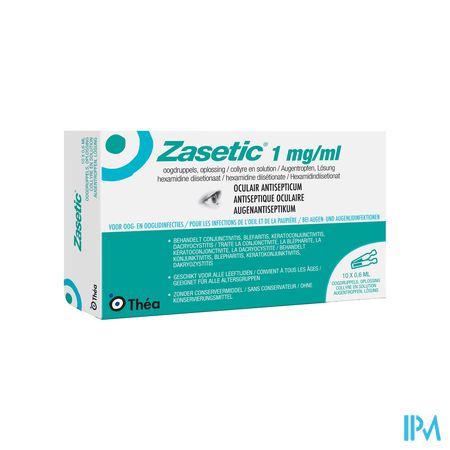 Zasetic 1mg/ml Opl Ud Augentropfen 10x0.6ml