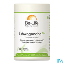 Afbeelding in Gallery-weergave laden, Ashwagandha Plus Be Life Caps 60
