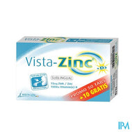 Vista Zinc Smelttabl 50 + 10 Gratis