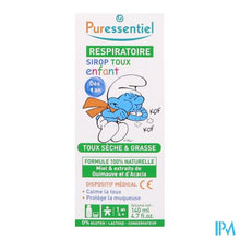 Afbeelding in Gallery-weergave laden, Puressentiel Ademhaling Hoestsiroop Kind 140ml
