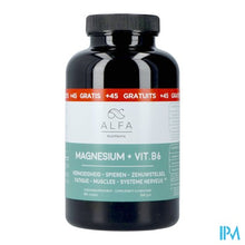 Charger l'image dans la galerie, ALFA Magnesium + Vit B6 V-caps 180
