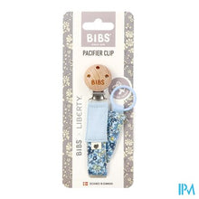 Load image into Gallery viewer, Bibs Fopspeenketting Liberty Blue
