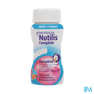 Nutilis Complete Stage 1 Aroma Aardbei Flessen 4x125ml