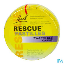 Load image into Gallery viewer, Bach Rescue Pastilles Zwarte Bes Suikervrij 50g
