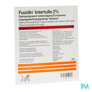 Fucidin Intertulle Compres 10x10cm