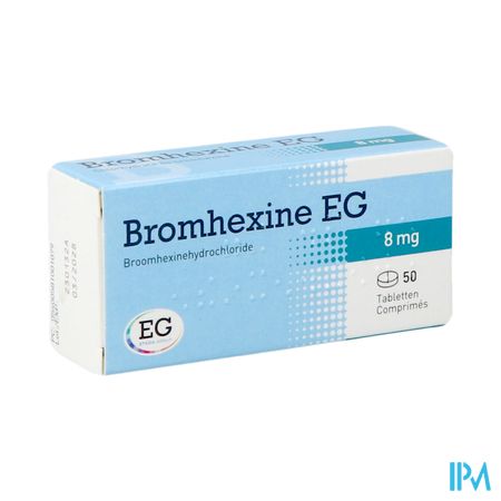 Bromhexine EG         Tabl 50 X 8Mg