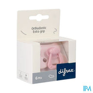 Difrax Fopspeen Dental 6m+ Pink Opal