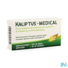 Afbeelding in Gallery-weergave laden, Kalip'tus Medical Zetpil Kind >30m 10
