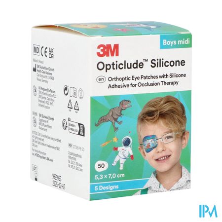 Opticlude 3m Silicone Eye Patch Boy Midi 50