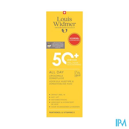 Widmer All Day 50+ Value Pack Zonder Parfum* 200ml