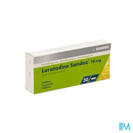 Loratadine Sandoz Comp 30 X 10mg