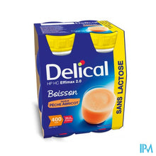 Afbeelding in Gallery-weergave laden, Delical Effimax 2.0 Perzik Abrikoos 4x200ml
