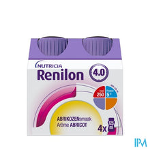 Afbeelding in Gallery-weergave laden, Renilon 4.0 Abrikoos Fles 4x125ml 570978
