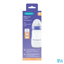 Load image into Gallery viewer, Lansinoh Zuigfles Natural Wave 240ml
