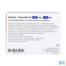 Afbeelding in Gallery-weergave laden, Diosmine+hesperidine Ab 900mg+100mg Filmomh Tabl60
