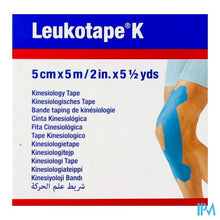 Afbeelding in Gallery-weergave laden, Leukotape K Kleefwindel Elast Blauw 5,0cmx5m 1
