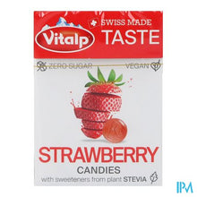 Charger l'image dans la galerie, Vitalp Snoepje Aardbei Z/suiker Stevia 25g
