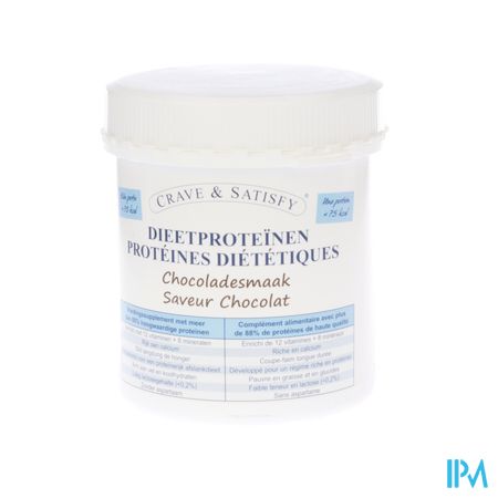 Crave & Satisfy Dieetproteinen Chocola Pot 200g