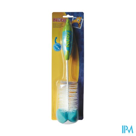 Nuby Flessenborstel met kleinere speenborstel en sponsje