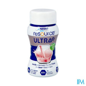 Resource Ultra+ Aardbeiensmaak 4x125ml