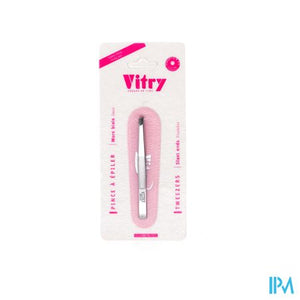 Epileerpincet Schuin Inox