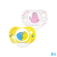 Load image into Gallery viewer, Luc&lea Duo Fopspeen Ana 0-6m Barbapapa Ring 2
