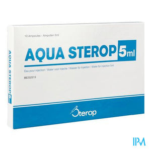 Aqua Sterop Pour Inj Solvens Amp 10 X 5ml