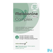 Afbeelding in Gallery-weergave laden, Melatonine Complex 295mcg V-caps 90 Natural Energy
