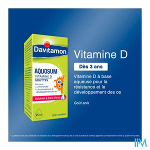 Davitamon Vitamin D Aquosum Druppels 25ml