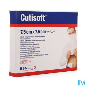 Cutisoft 7,5cmx7,5cm 12 Leukoplast
