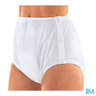 Suprima 1222 Slip Pvc/pes Drukknopen Zij Wit T52