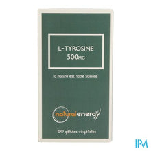Afbeelding in Gallery-weergave laden, l-tyrosine 500mg Caps 60 Natural Energy Labophar

