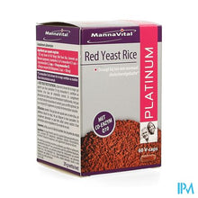 Afbeelding in Gallery-weergave laden, Mannavital Red Yeast Rice Platinium V-caps 60
