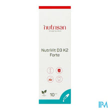Afbeelding in Gallery-weergave laden, Nutrivit D3 K2 Forte 10ml Nutrisan
