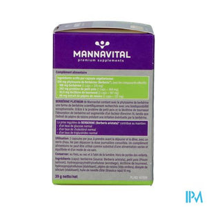 Mannavital Berberine Platinum V-caps 60