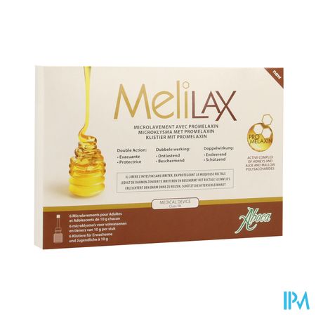 Melilax Microklysma 6x10g Aboca