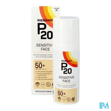 Afbeelding in Gallery-weergave laden, P20 Zonnecreme Sensitive Gezicht Spf50+ 50g
