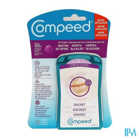 Compeed Patch Onzichtbaar Voor Koortsblaasjes 15